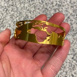 Cuffed Around The World Bracelet, by Tristen Ikaika